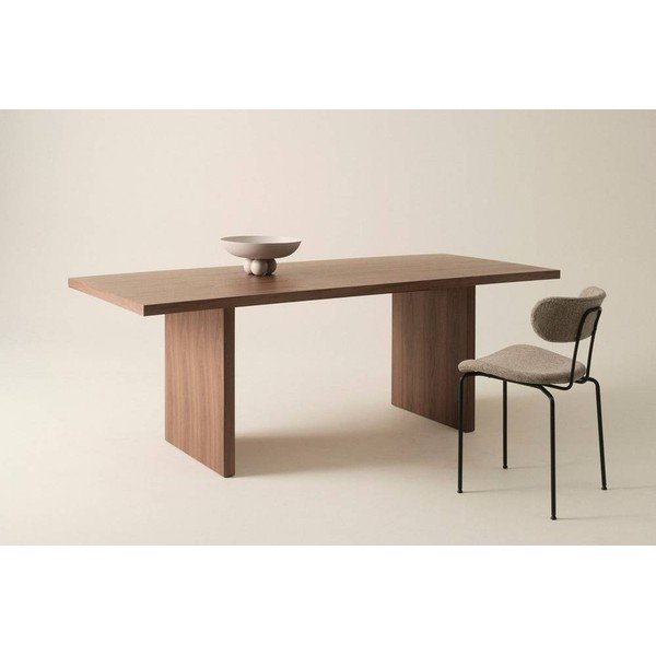 Valgomojo stalas iš riešutmedžio 90x210 cm Aspelund – Jotex-image-1