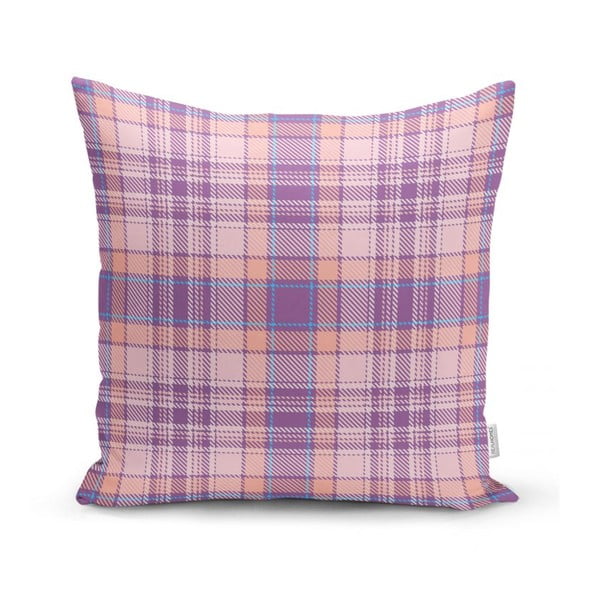 Rožinės ir violetinės spalvos dekoratyviniai užvalkalai minimalistiniai pagalvių užvalkalai flanelė, 35 x 55 cm