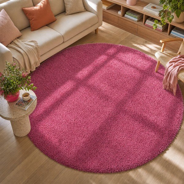 Rožinis kilimas Universal Aqua Liso, ø 100 cm-image-4