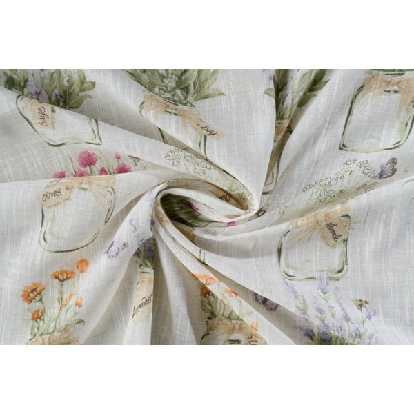 Užuolaida kreminės spalvos 140x160 cm Cassia – Mendola Fabrics-image-2