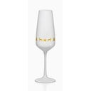 6 baltų šampano taurių rinkinys "Crystalex Nordic Vintage", 190 ml