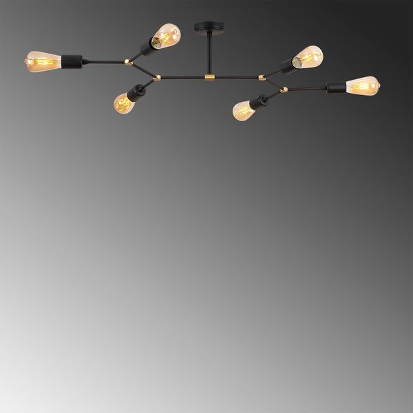Lubinis šviestuvas juodos spalvos 48x95 cm Sparrow – Opviq lights-image-3