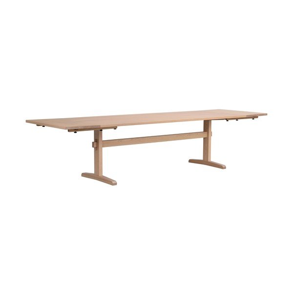 Ištraukiamas valgomojo stalas su ąžuolo medienos stalviršiu 240x95 cm Westville - Rowico-image-4