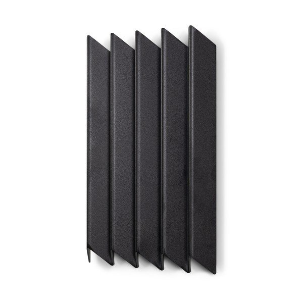 Juodos spalvos iš metalo sieninė lentyna 21 cm Sensu – Spinder Design-image-2