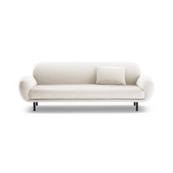 Baltos spalvos iš boucle sofa 208 cm Poppy – Micadoni -image-3