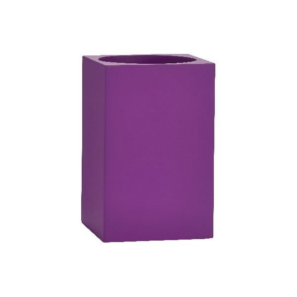 Dantų šepetėlio puodelis "Cube", violetinis
