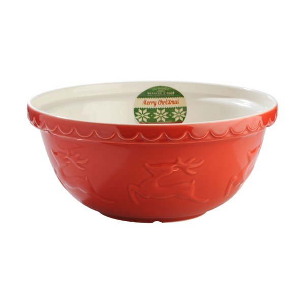 Akmens masės dubuo su elniais, 29 cm-image-1