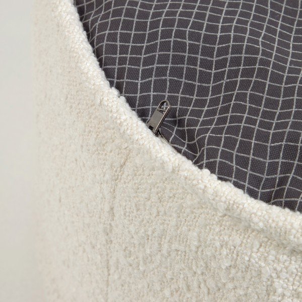 Baltas sėdmaišis Kave Home Vicka, ø 70 cm-image-3