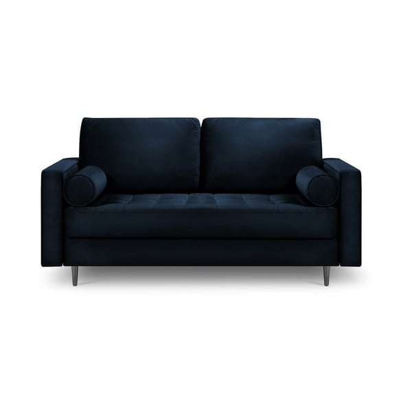Mėlyna aksominė sofa Milo Casa Santo, 174 cm