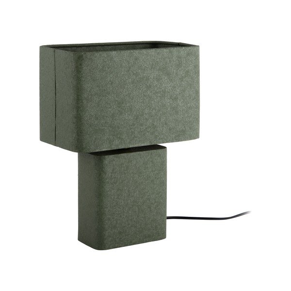 Žalios spalvos iš metalo stalinis šviestuvas (aukštis 33 cm) Boaz Recto – Leitmotiv