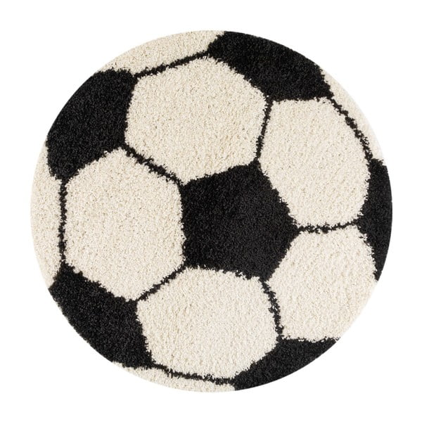 Vaikiškas kilimas juodos spalvos/kreminės spalvos ø 120 cm Fun – Ayyildiz Carpets