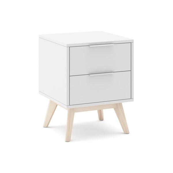 Baltas naktinis staliukas Campus - Marckeric-image-2