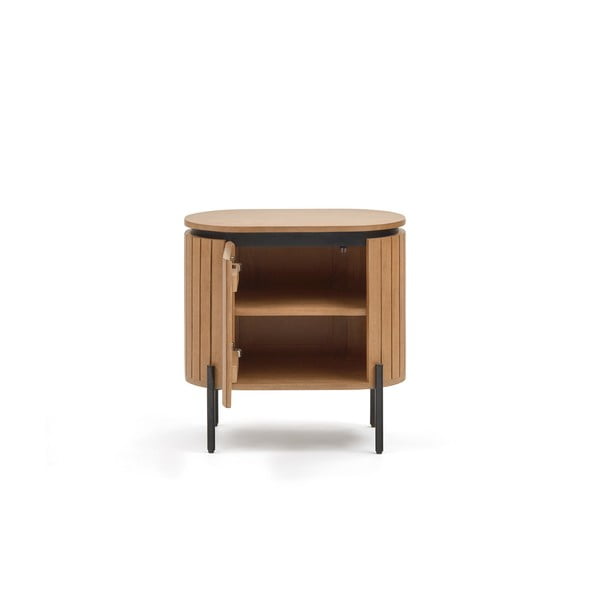 Mango medienos naktinis staliukas Licia - Kave Home-image-4