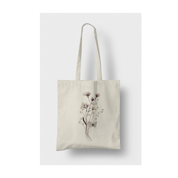Smėlio spalvos tekstilinis krepšys Kate Louise