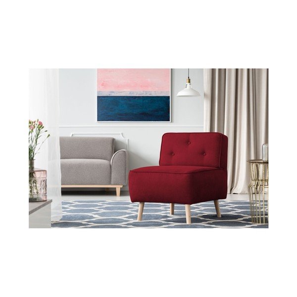 Raudonas fotelis "Kooko Home Lounge-image-3