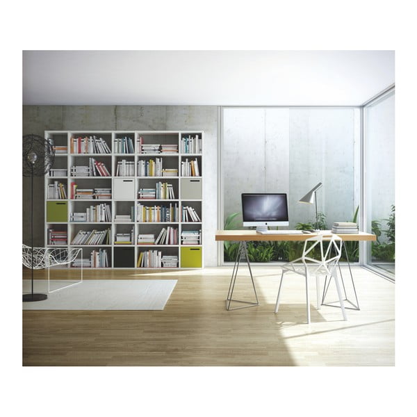 TemaHome Pombal balta knygų spinta, aukštis 224 cm-image-4