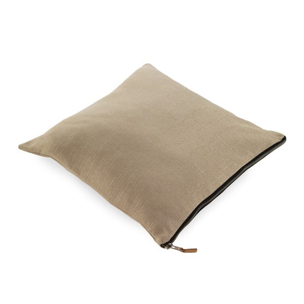Minkšta smėlio spalvos pagalvė, 45 x 45 cm