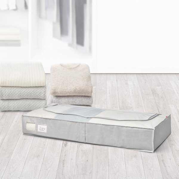 Iš tekstilės daiktadėžė po lova 103x45x16 cm – Rayen-image-3