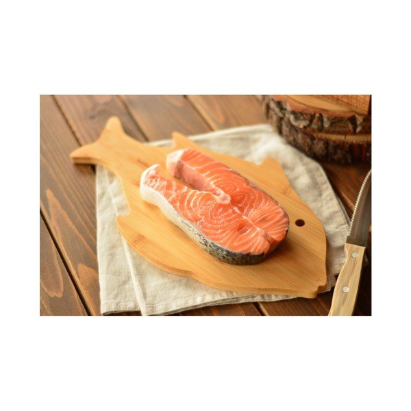 Žuvies formos serviravimo padėklas iš bambuko medienos "Bambum-image-1