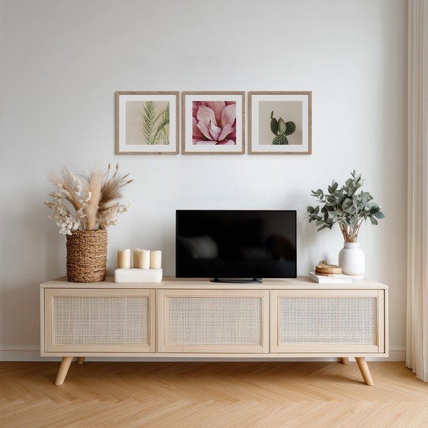 Spausdinti paveikslai su rėmeliu 3 vnt. 30x30 cm Fresh – Styler-image-2