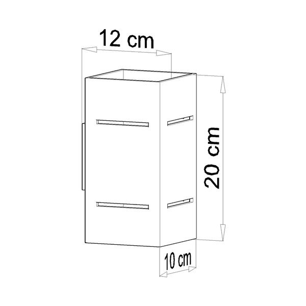 Pilkas sieninis šviestuvas Sollux Torre-image-2