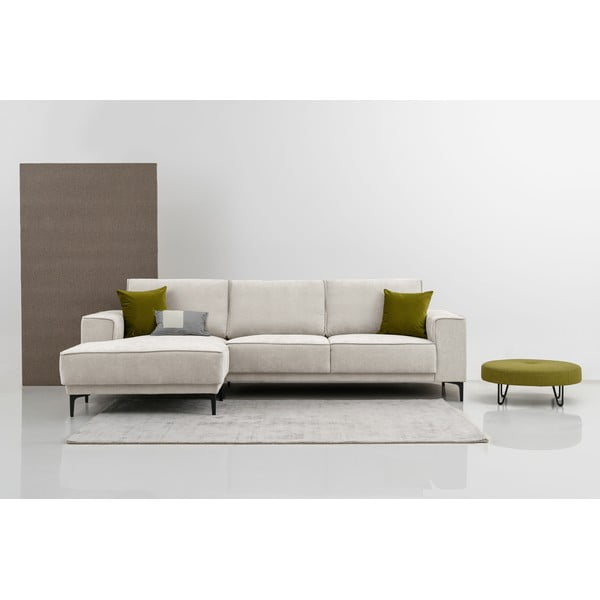 Kampinė sofa kreminės spalvos (su kairiuoju kampu) Copenhagen – Scandic-image-1