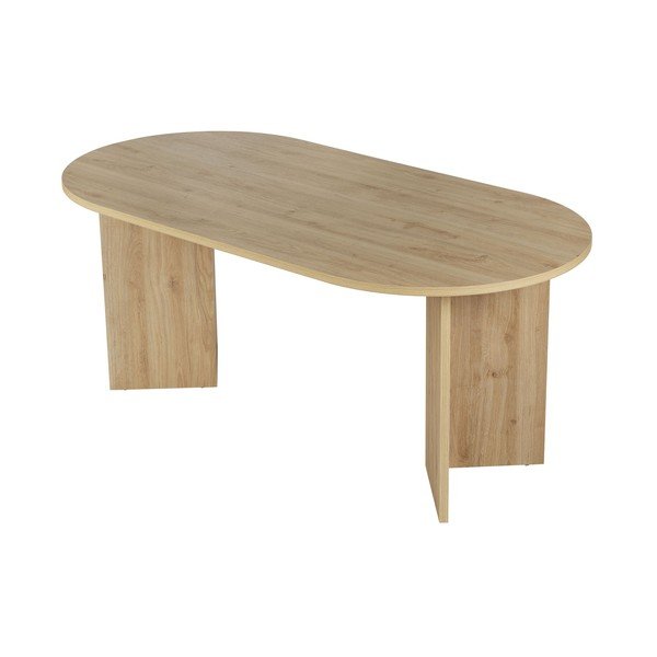 Valgomojo stalas iš ąžuolo 89,5x180 cm Sablin – Kalune Design-image-1