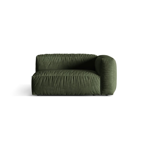 Iš boucle modulinė sofos dalis žalios spalvos (su dešiniuoju kampu) Martina – Micadoni Home