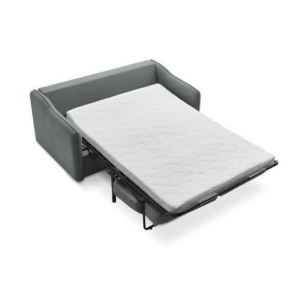 Tamsiai pilkos spalvos sofa miegojimui/sulankstoma 178 cm Lenny – Bobochic Paris-image-4