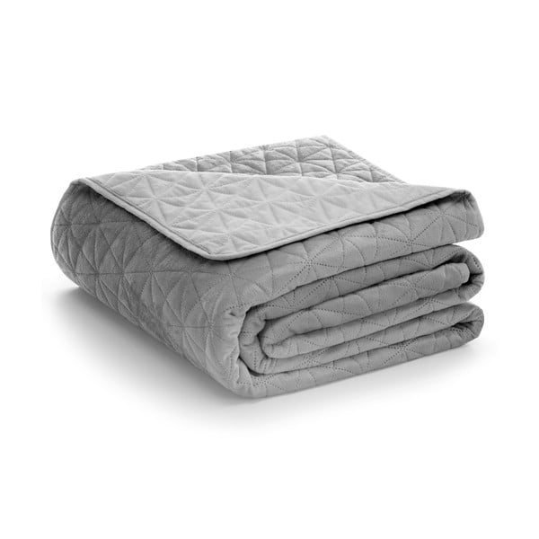 Šviesiai pilka lovatiesė AmeliaHome Laila Silver, 260 x 240 cm