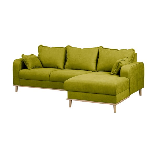 Žalia kampinė sofa (dešinysis kampas) Beata - Ropez-image-2