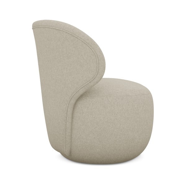 Smėlio spalvos krėslas Kama – Makamii-image-2