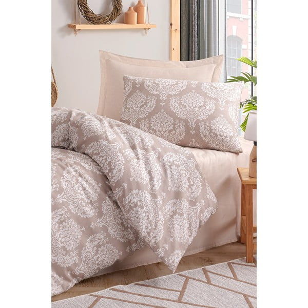 Viengulė patalynė rudos spalvos 140x200 cm Post – Mijolnir-image-1