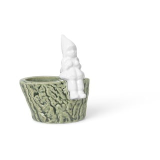 Kalėdinė žvakidė iš porceliano ir keramikos Kähler Design, ilgis 8,5 cm