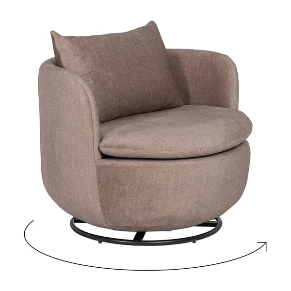 Krėslas šviesiai rudos spalvos – Ixia