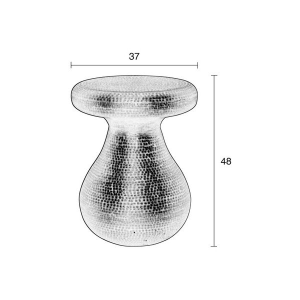 Vario spalvos taburetė / sulankstomas stalas "Zuiver Antique-image-4