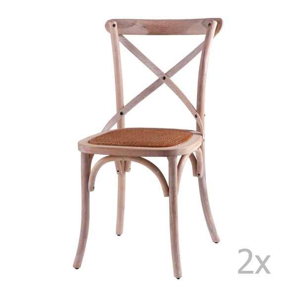 2 medinių valgomojo kėdžių rinkinys "Ariana