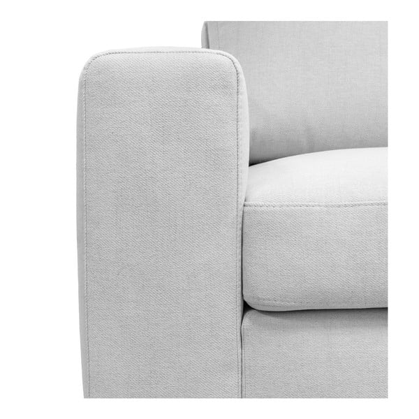 Šviesiai pilkos spalvos kampinė sofa (su dešiniuoju kampu/„L“ formos) Baga – Rodier-image-3