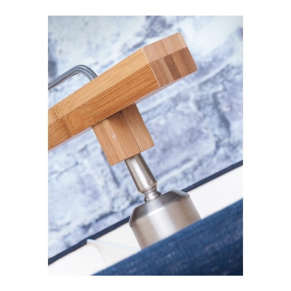 Grindinis šviestuvas su baltu atspalviu ir bambuko konstrukcija Good&Mojo Himalaya-image-1