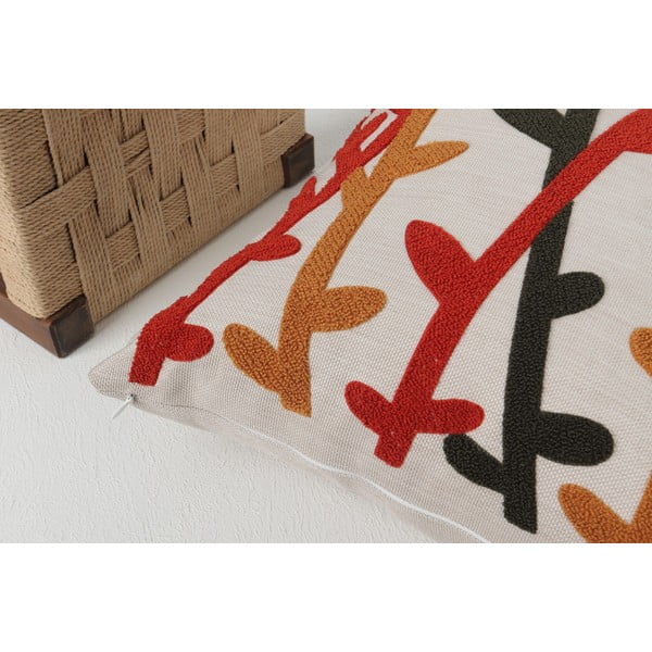 Iš lino dekoratyvinis pagalvės užvalkalas 43x43 cm Ivy – Mioli Decor-image-2