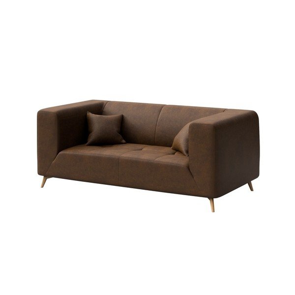 Rudos spalvos sofa MESONICA Toro, 187 cm-image-2