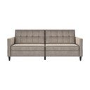 Iš velveto sofa smėlio spalvos 203 cm Hartford – Støraa