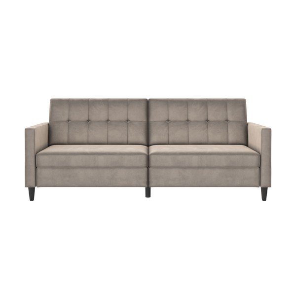 Iš velveto sofa smėlio spalvos 203 cm Hartford – Støraa