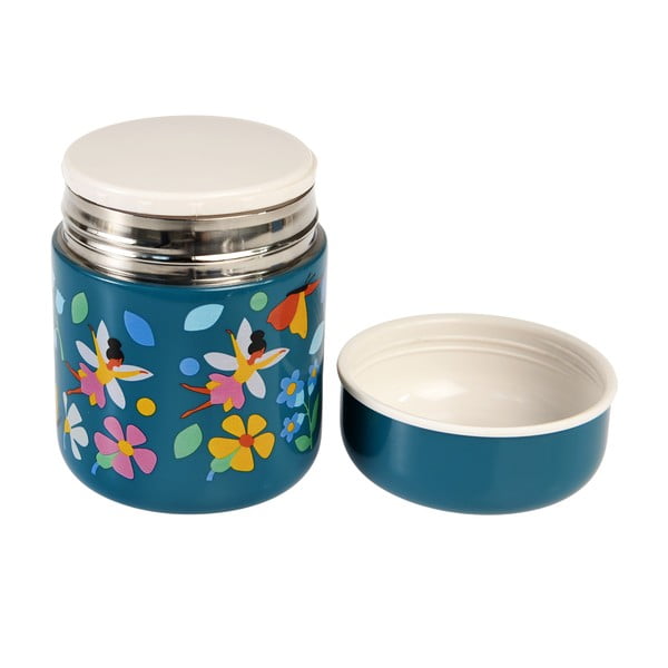 Mėlynos spalvos maistui/vaikams termosas 280 ml Fairies in the Garden – Rex London-image-2