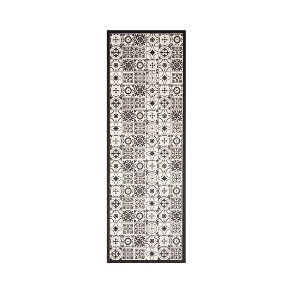 Juodai baltas vinilinis bėgikas "Zala Living Kaja", 47 x 140 cm-image-4