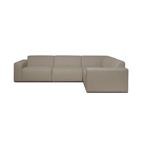 Smėlio spalvos kampinė sofa (dešinysis kampas) Roxy - Scandic