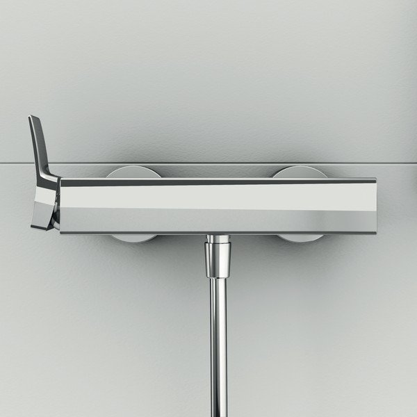 Dušo kambariui/prie sienos čiaupas blizgios sidabrinės spalvos Conca – Ideal Standard-image-2