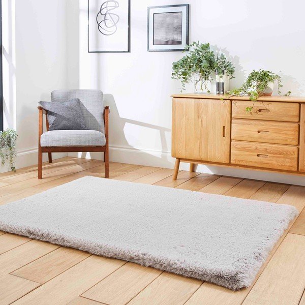 Kilimas šviesiai pilkos spalvos 150x230 cm Super Teddy – Think Rugs-image-2
