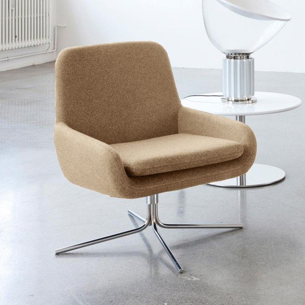 Smėlio spalvos sukamoji kėdė Softline Coco-image-1