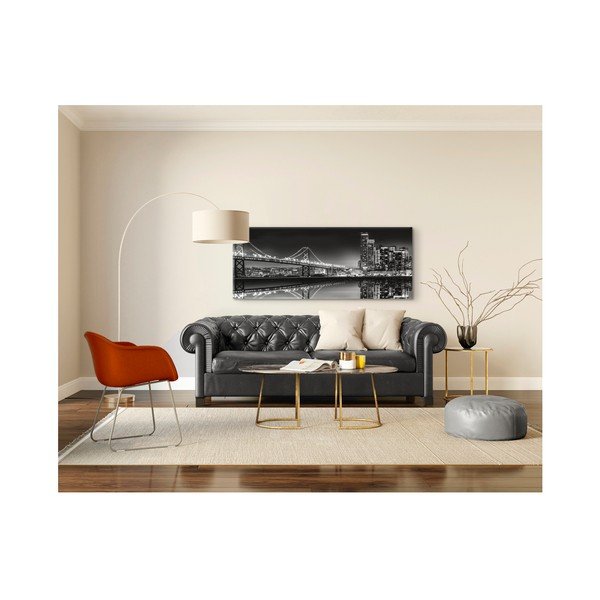 Vaizdas Styler drobė Silver Bridge, 60 x 150 cm-image-2